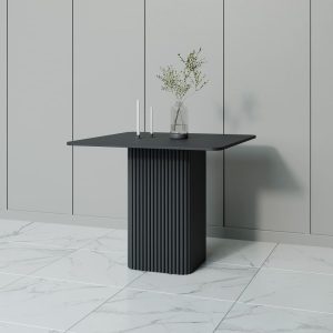 Обеденный стол TRUBIS Wood KVADRAT 90 х 90 см, черный