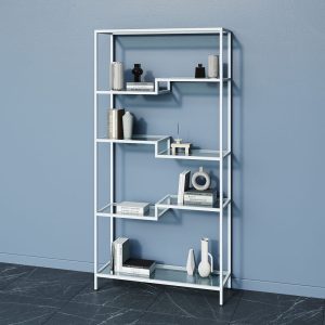 Стеллаж LEVELIS белый, 200 х 100 см