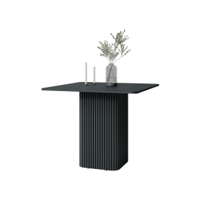 Обеденный стол TRUBIS Wood KVADRAT 90 х 90 см, черный