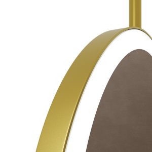Зеркало в золотой раме VERUF L LED