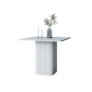 Обеденный стол TRUBIS Wood KVADRAT 90 х 90 см, белый