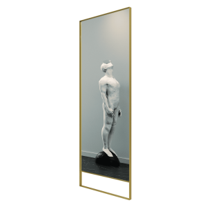 Зеркало в золотой раме HALFEO Slim Leg, 220 х 80 см