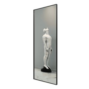 Зеркало в черной раме HALFEO XL Slim, 200 х 80 см