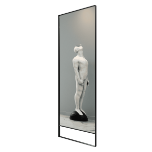 Зеркало в черной раме HALFEO Slim Leg, 220 х 80 см