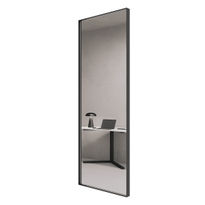 Зеркало в черной раме HALFEO M Slim, 140 х 50 см