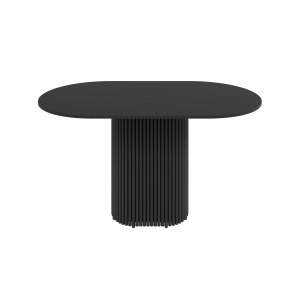 Обеденный стол TRUBIS Wood Oval 140 х 80 см, черный