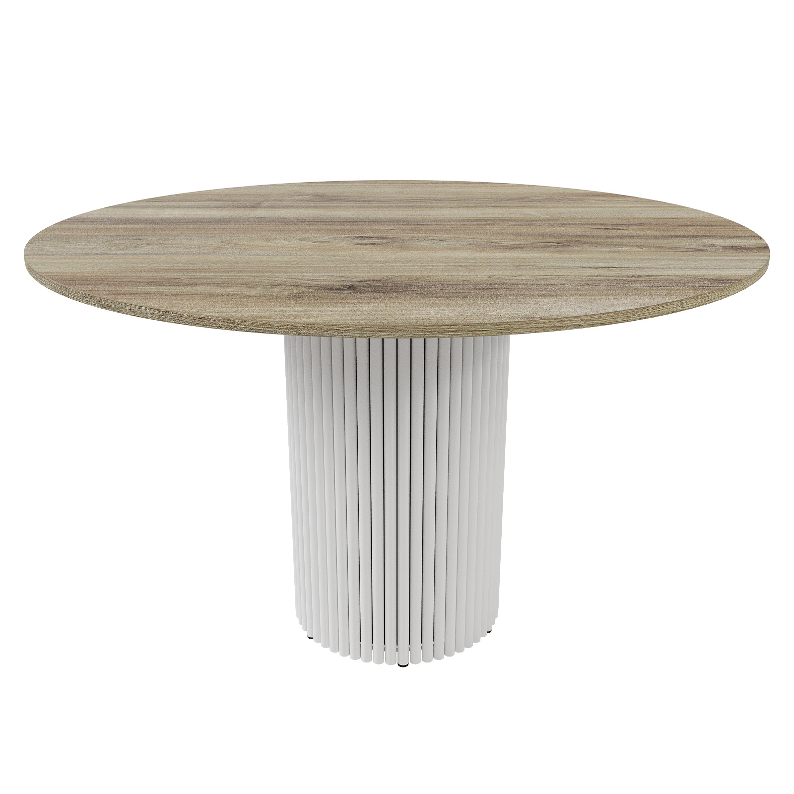 Обеденный стол TRUBIS Wood L D120 см, орех/белый