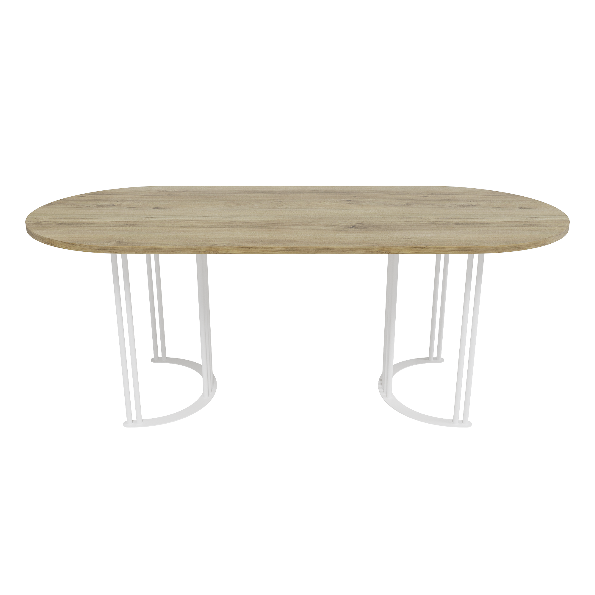 Обеденный стол VIOLUR 200 х 90 см, орех/белый