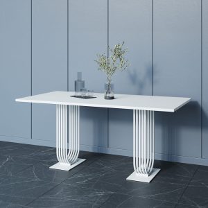 Обеденный стол ARFEO Duo белый, 180 х 90 см