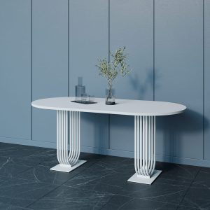 Обеденный стол ARFEO Duo белый, 180 х 90 см