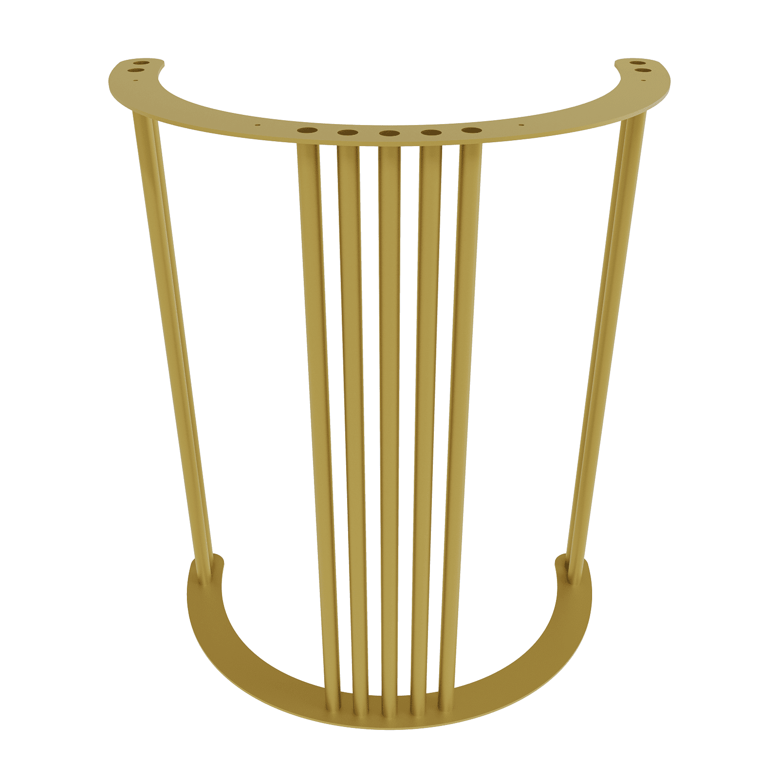 Подстолье золотое VIOLUR, 60 х 32.5 см