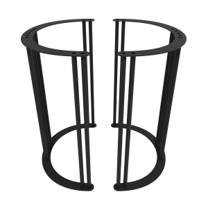 Подстолье черное VIOLURх2, 60 х 32.5 см