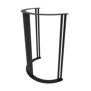 Подстолье черное VIOLUR, 60 х 32.5 см