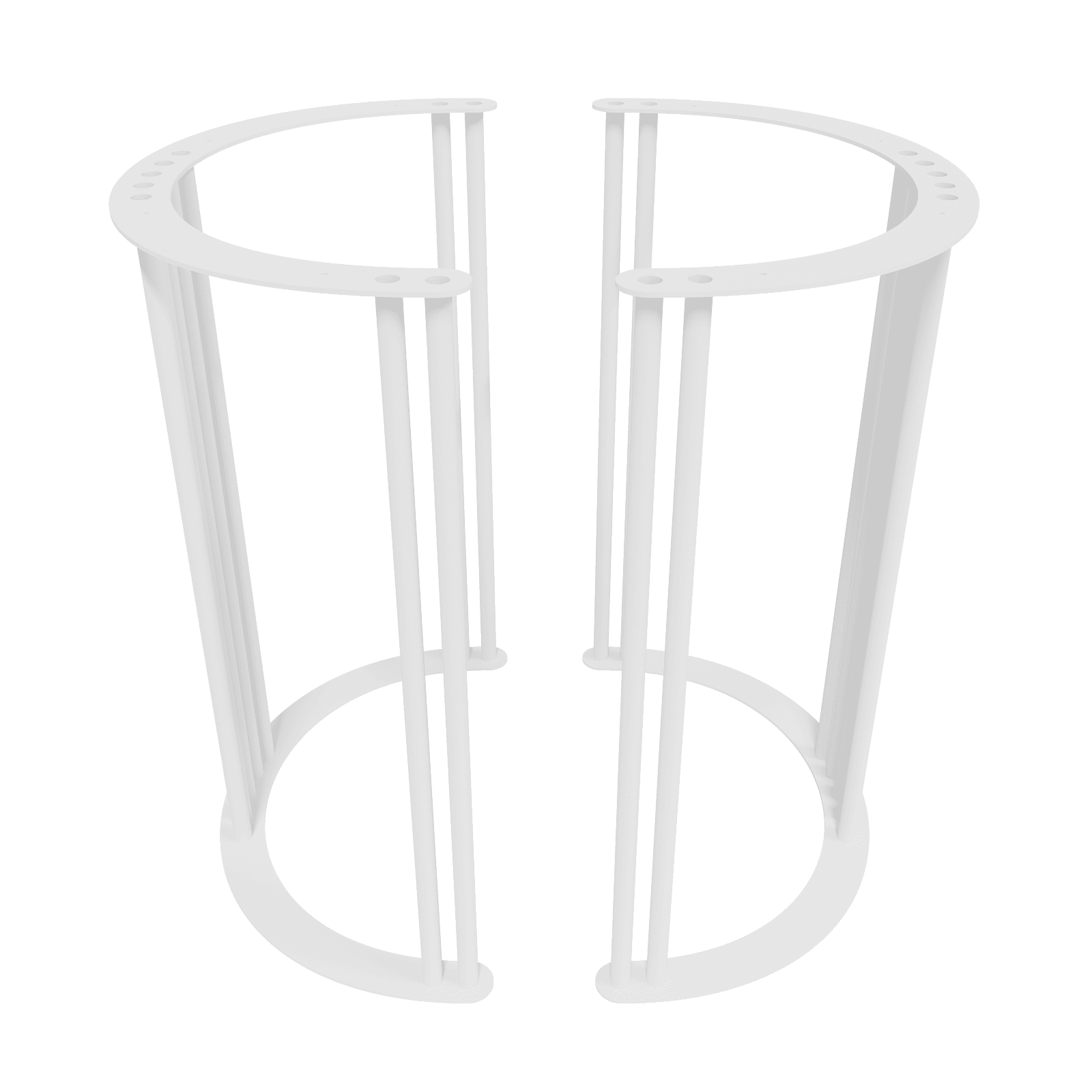 Подстолье белое VIOLURх2, 60 х 32.5 см