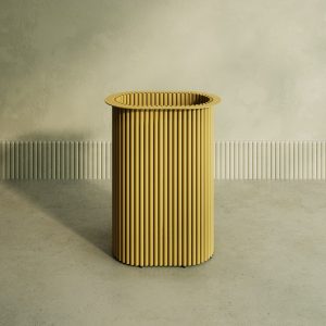 Подстолье золотое TRUBIS Ellipse, 50 х 30 см