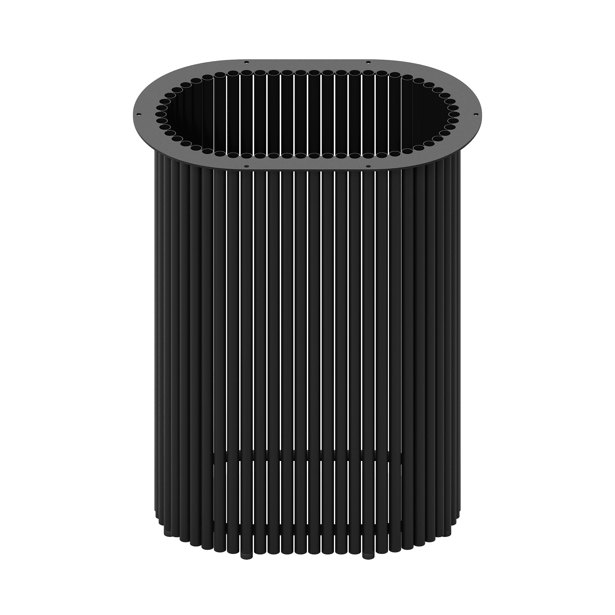 Подстолье черное TRUBIS Ellipse, 50 х 30 см