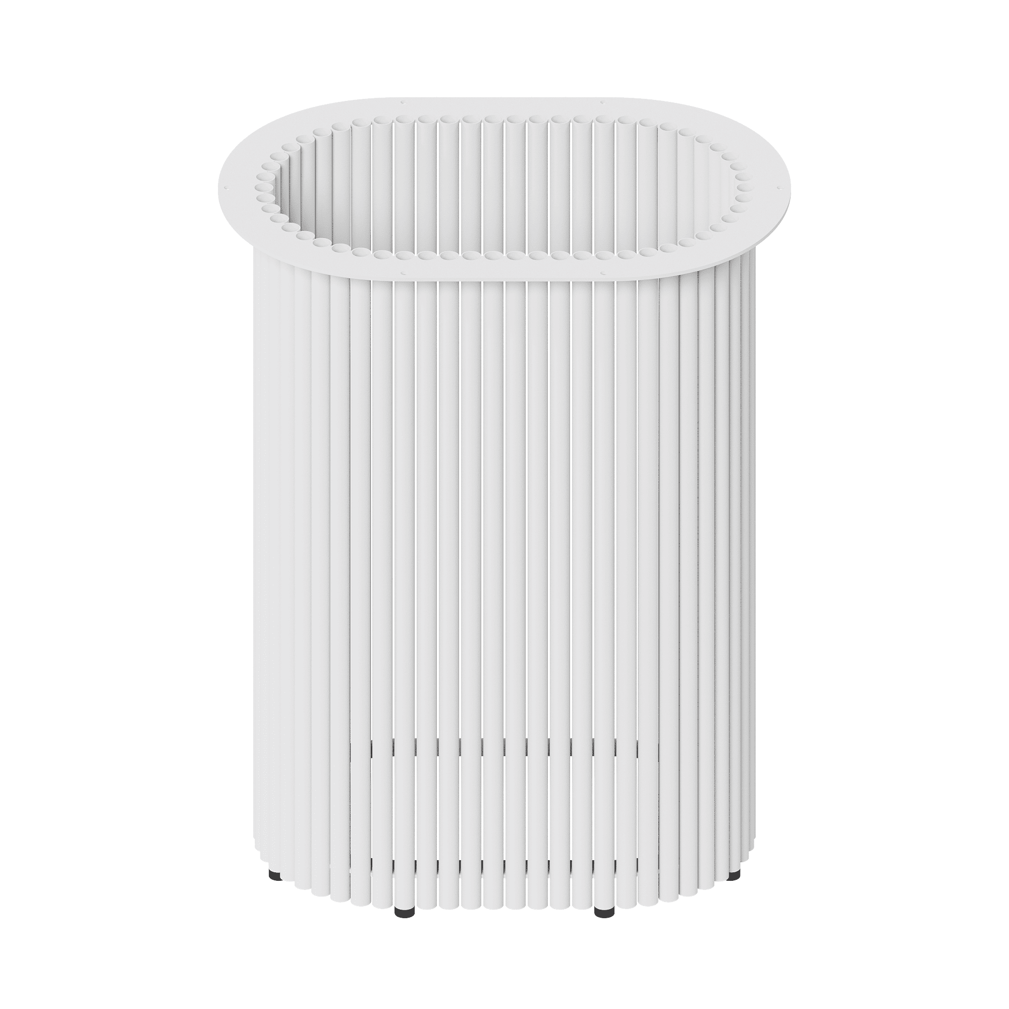 Подстолье белое TRUBIS Ellipse, 50 х 30 см